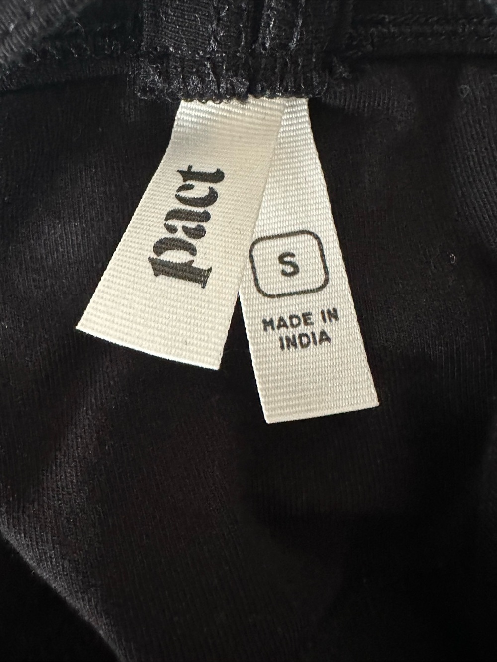 Pact Organic Cotton Midi Dress Black Racerback Pockets Fit And Flare Small - Picture 8 of 12